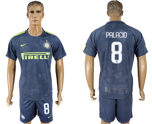 Inter Milan #8 Palacio Sec Away Soccer Club Jersey - Click Image to Close
